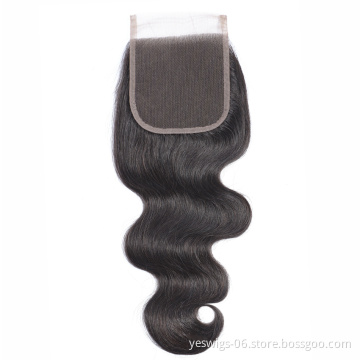 Wholesale Virgin Hair Vendors Mink Peruvian Lace Frontal Closure With Baby Hair 4X4 2X6 5X5 13X4 13X6 6X6 7X7 360 Lace Closure